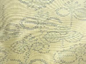 アンティーク　草葉模様織り出し本場大島紬着物